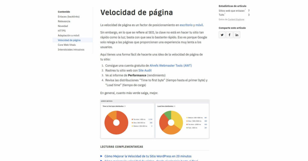 Factores de posicionamiento en Google